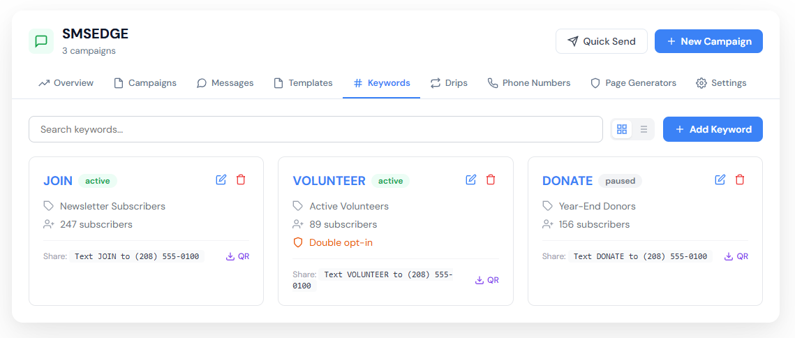 OptOutSMS Opt-Out Management
